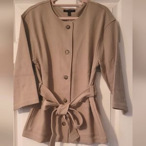 Banana Republic Women's Beige Jacket with Belt